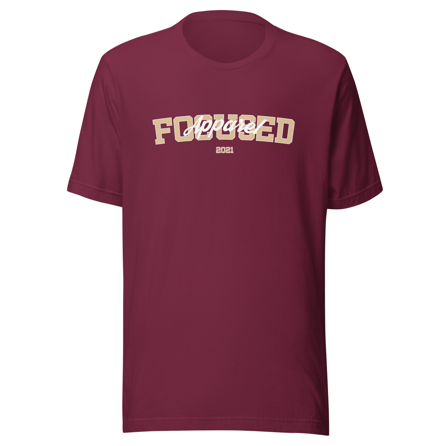 Focused Apparel 'Alpha' Design Short Sleeve Cotton T-Shirt - Navy