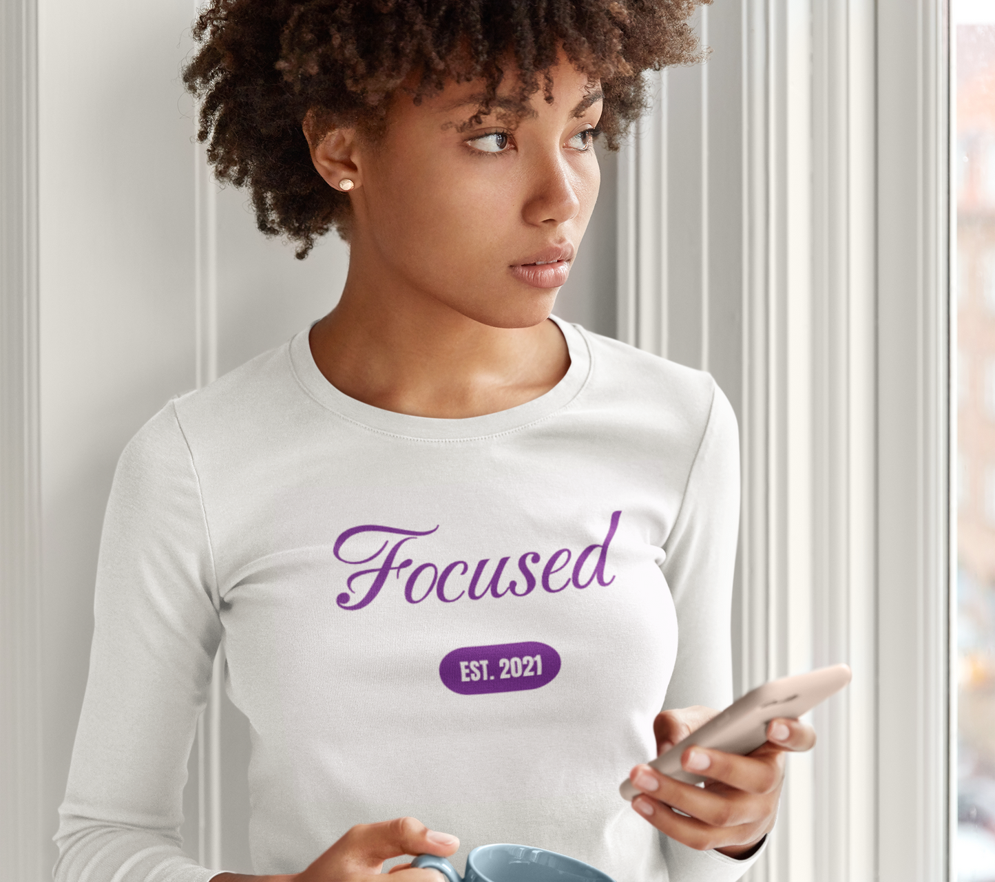 Women's Long-Sleeve Crewneck T-Shirt
