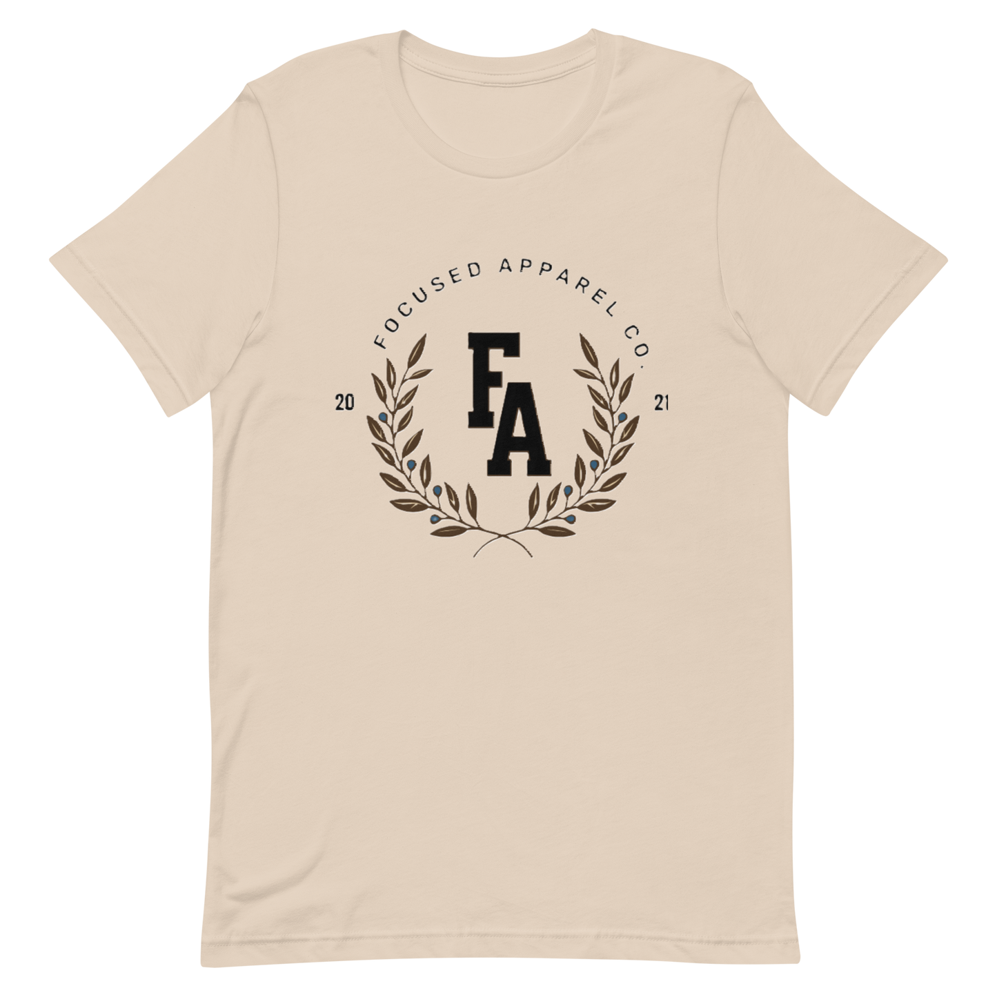 Focused Apparel Carlsbad Style Short Sleeve Cotton T-Shirt