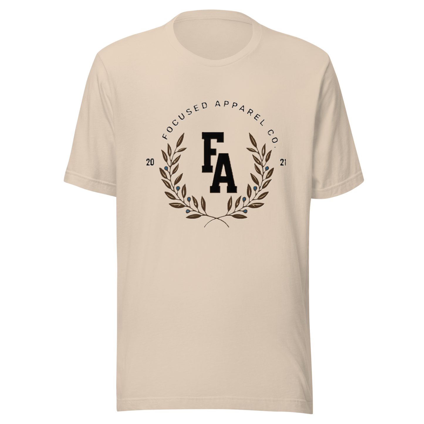 Focused Apparel Carlsbad Style Short Sleeve Cotton T-Shirt