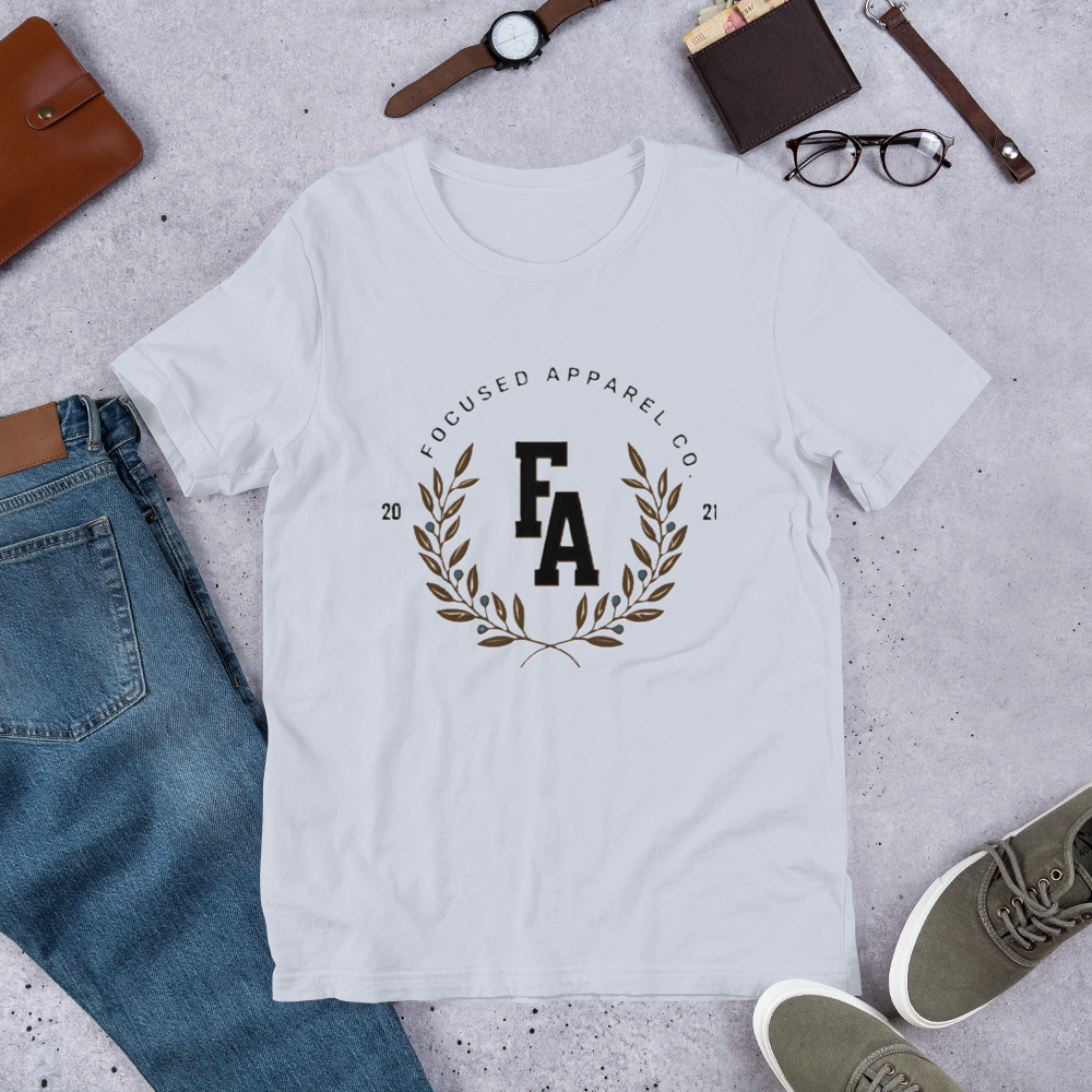 Focused Apparel Carlsbad Style Short Sleeve Cotton T-Shirt