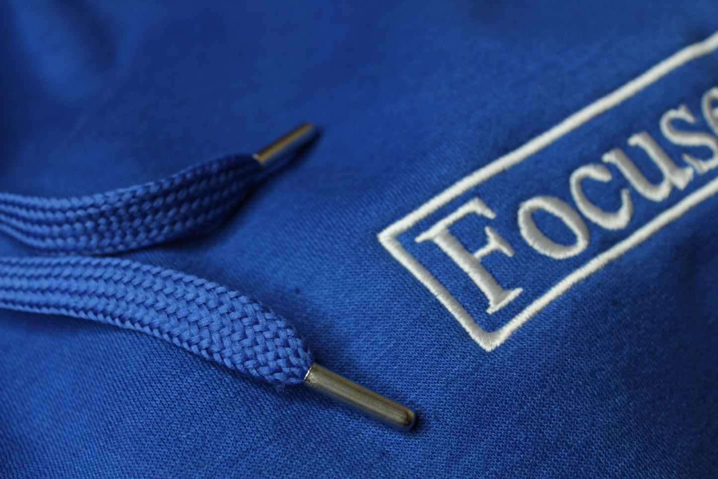 Royal Blue Embroidered Jogger Pants