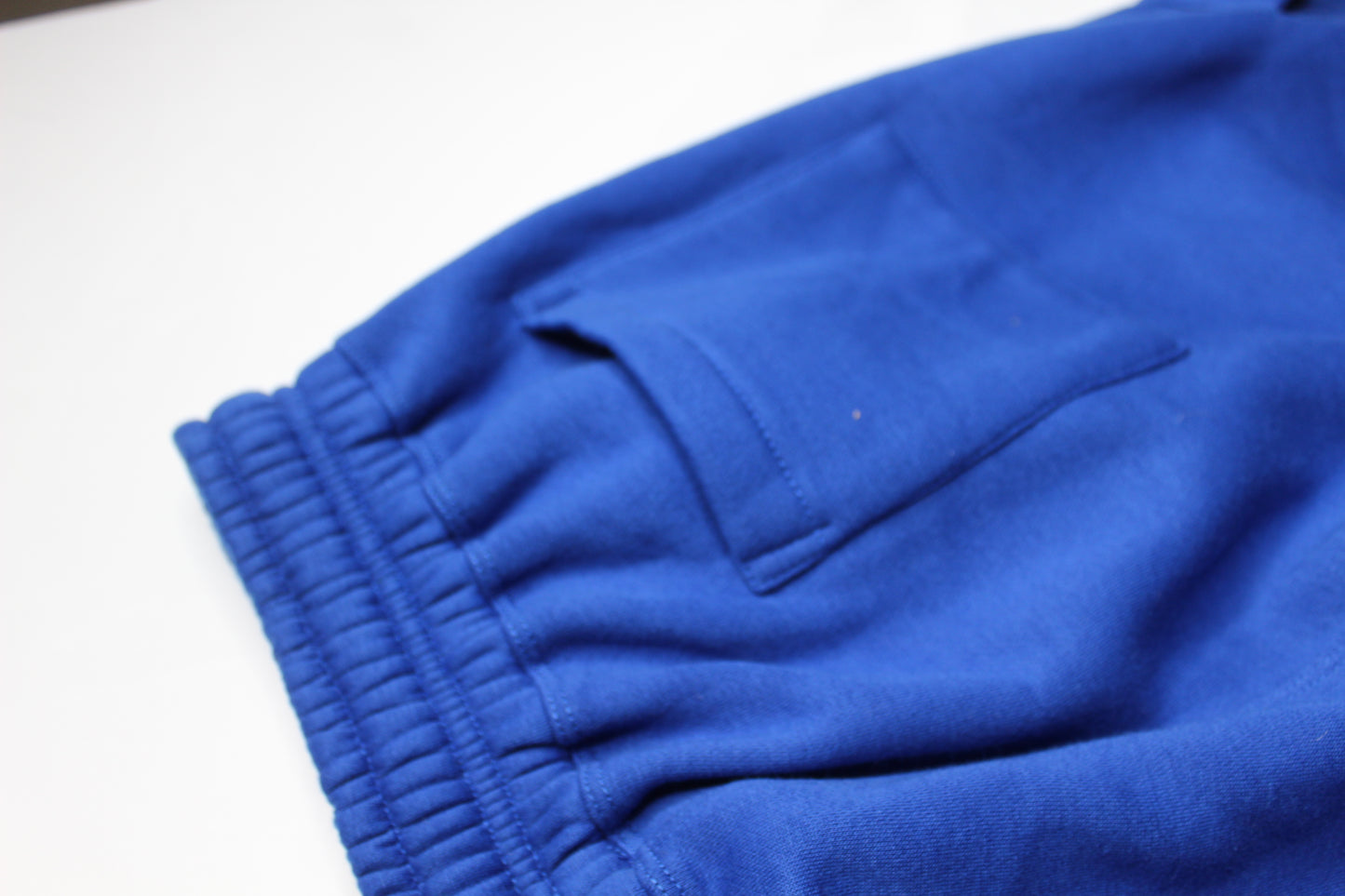 Royal Blue Embroidered Jogger Pants