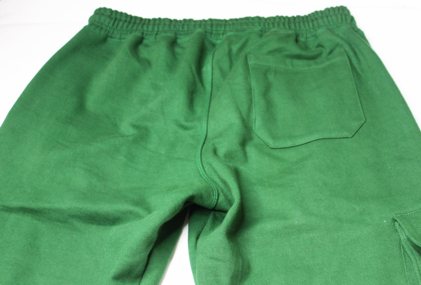 Forest Green Embroidered Jogger Pants