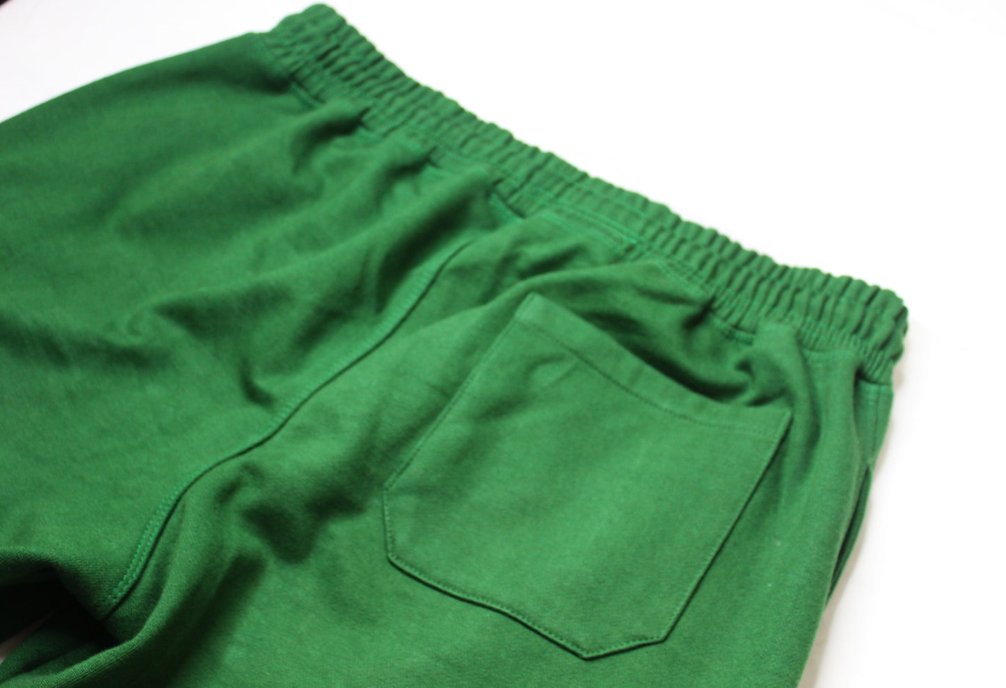 Forest Green Embroidered Jogger Pants