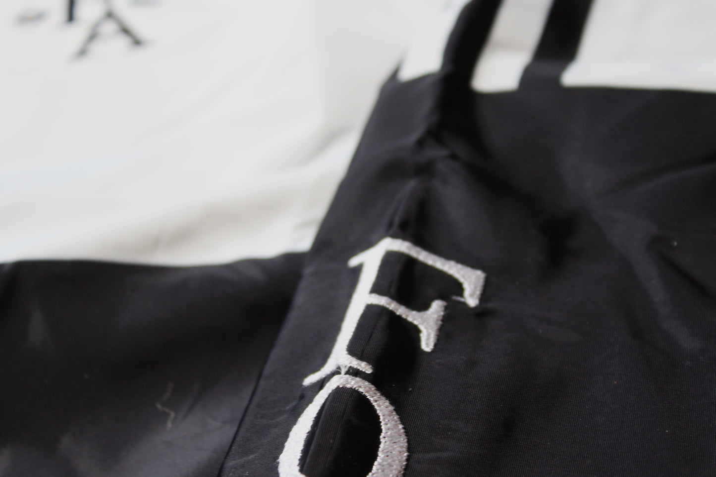 Focused Embroidered Nylon Comfort Track Suit - Black