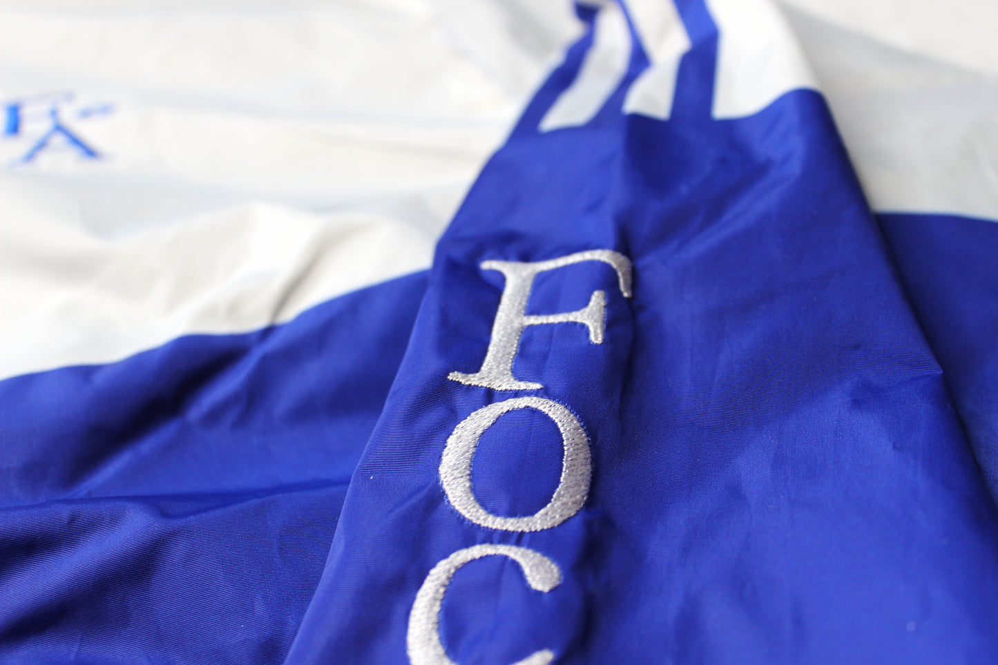 Focused Embroidered Nylon Comfort Track Suit - Royal Blue