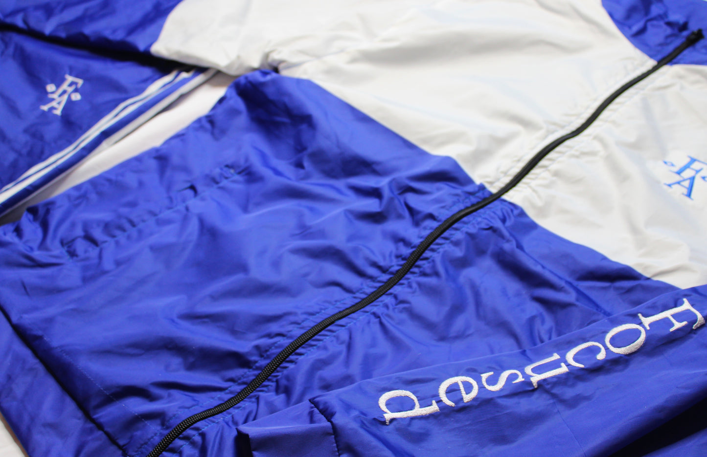 Focused Embroidered Nylon Comfort Track Suit - Royal Blue