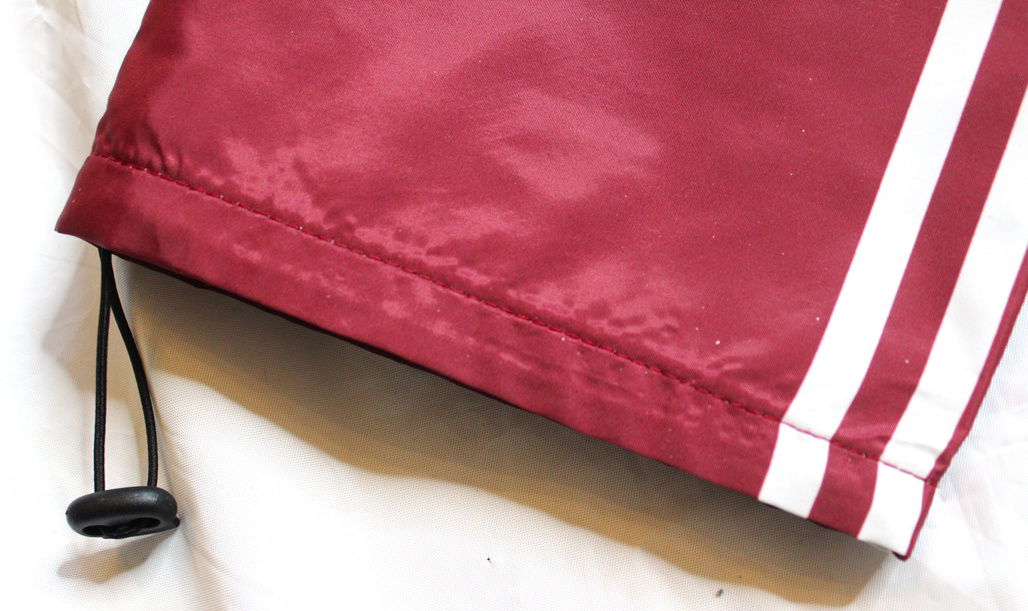 Focused Embroidered Nylon Comfort Track Suit - Maroon