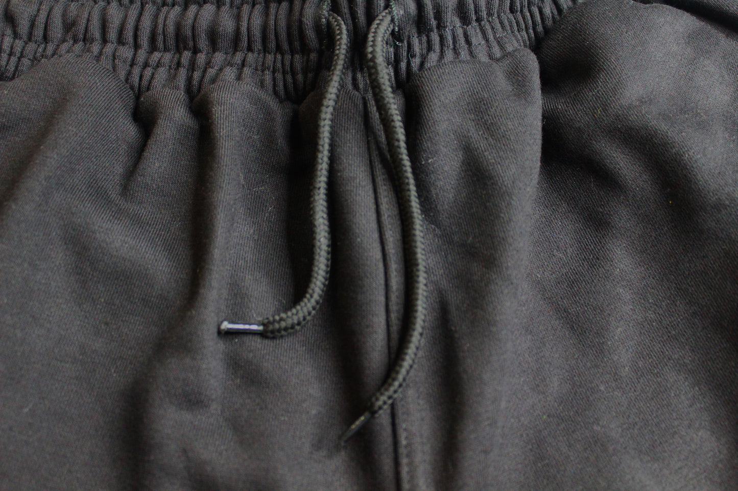 Classic Fit Cotton Embroidered Cargo Shorts - Black