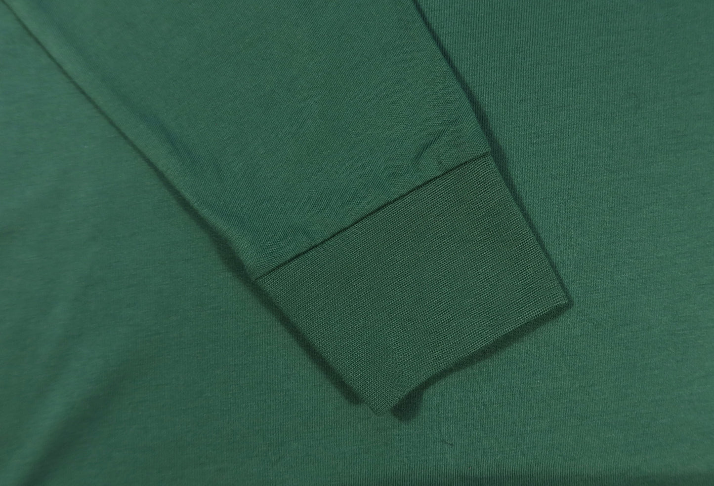 Casual Long Sleeve T-Shirt - Forest Green