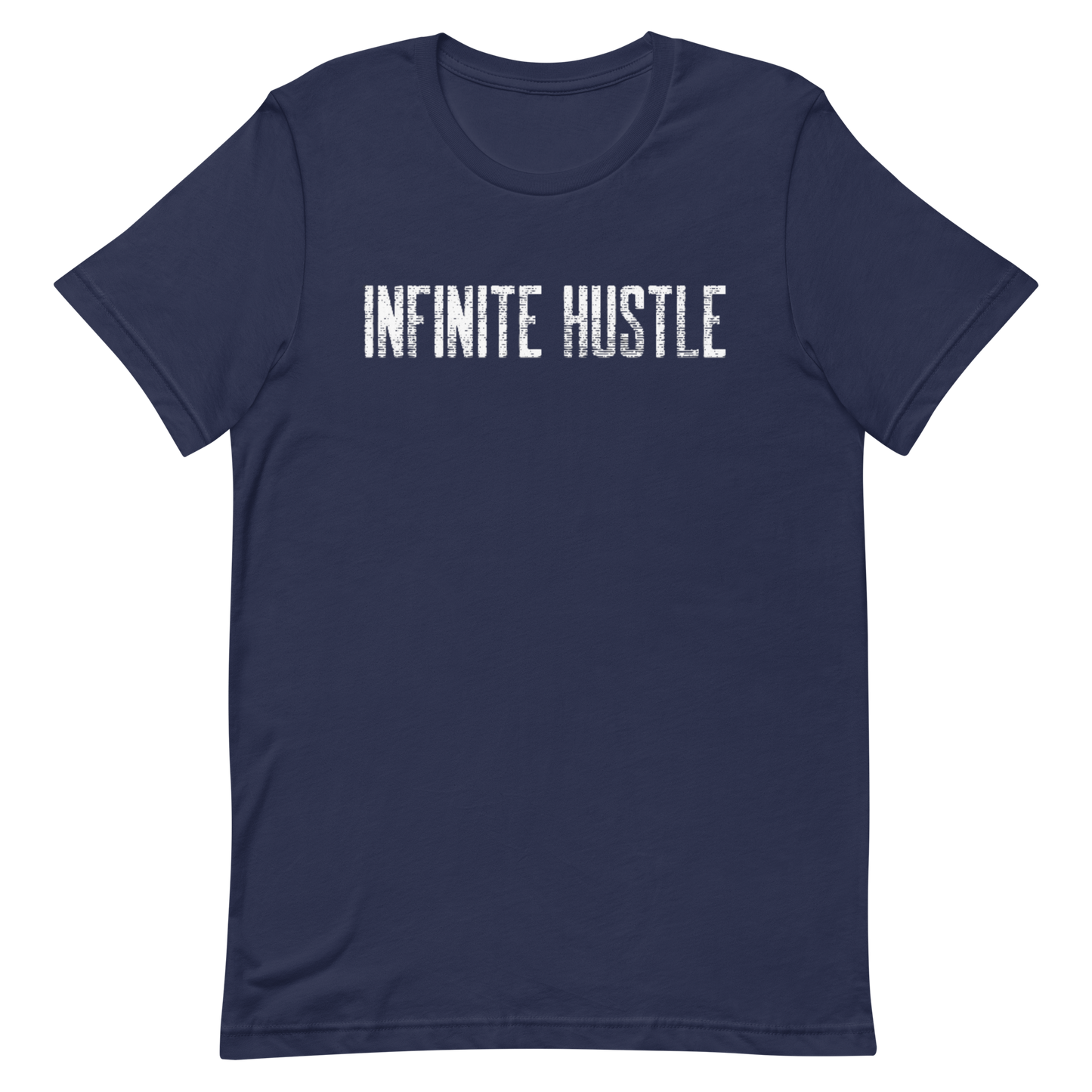 Infinite Hustle Short Sleeve Cotton T-Shirt - Navy