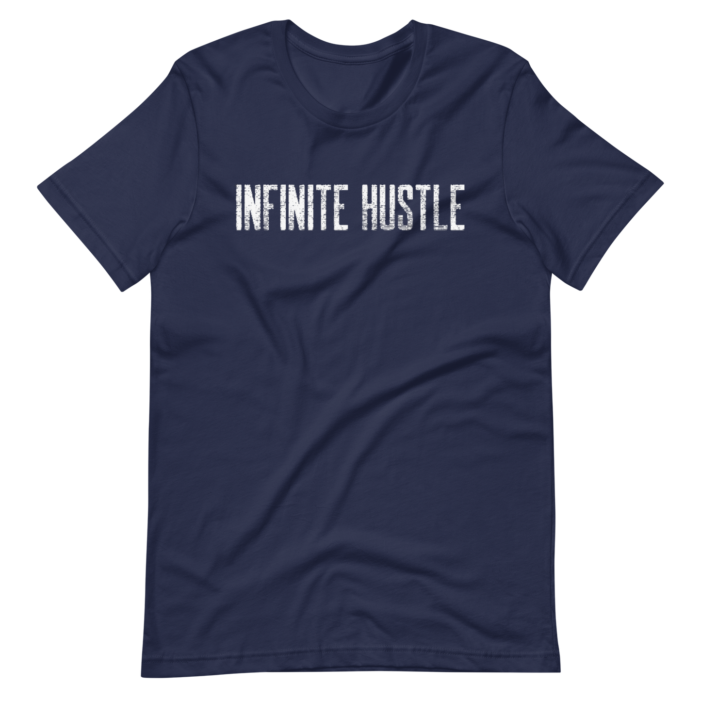 Infinite Hustle Short Sleeve Cotton T-Shirt - Navy