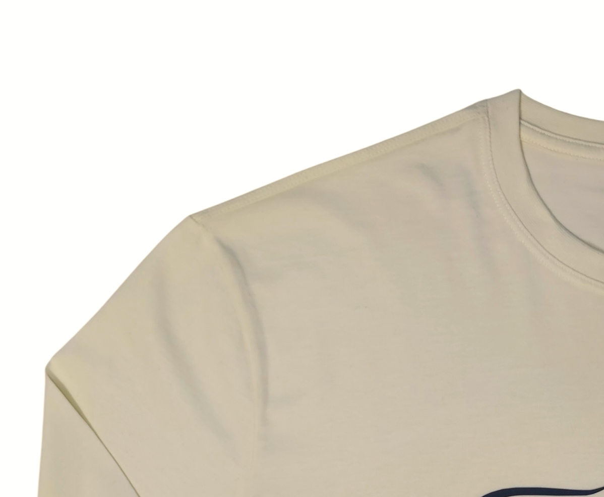 Long Sleeve Casual T-Shirt - Cream