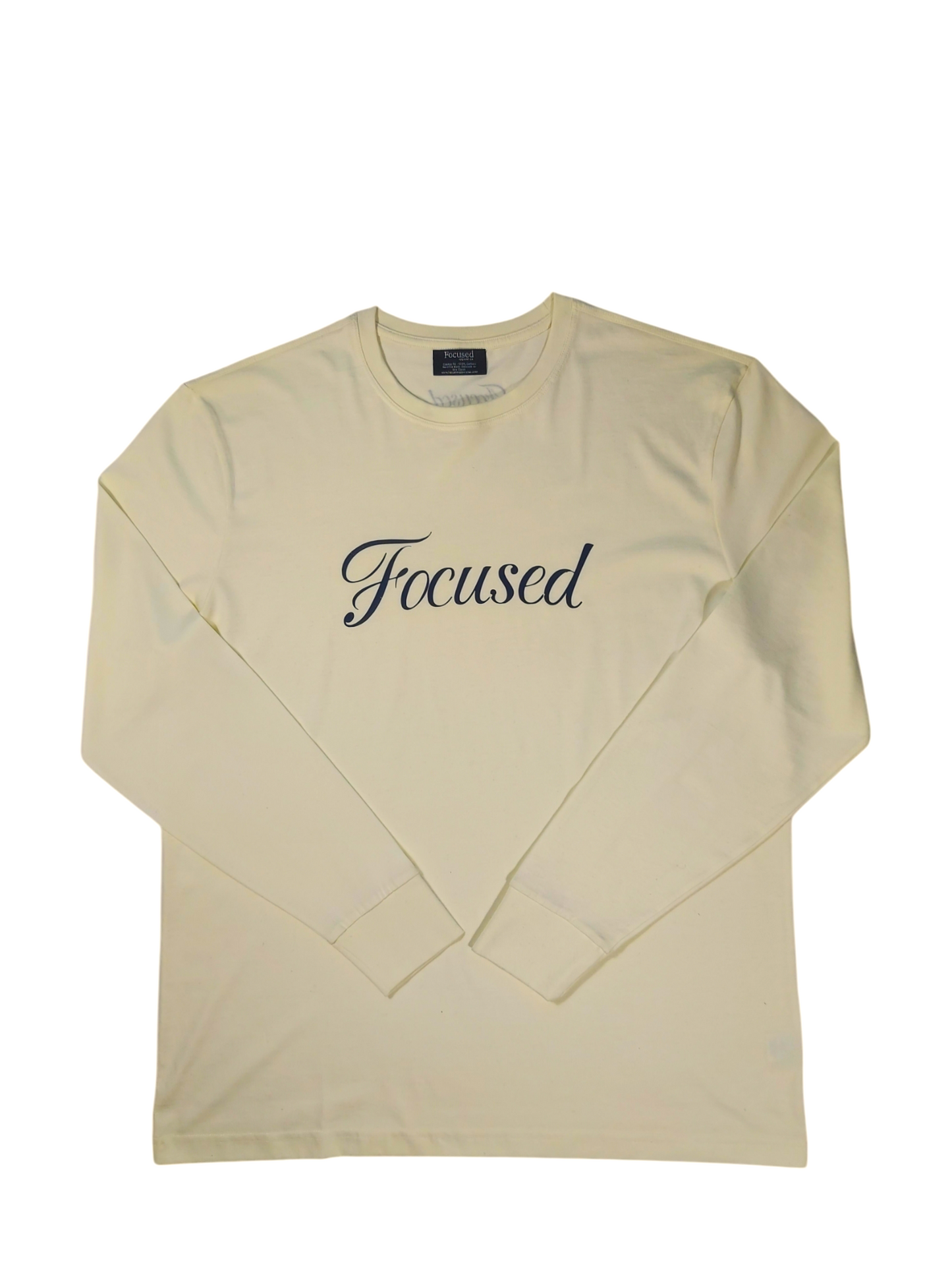 Long Sleeve Casual T-Shirt - Cream
