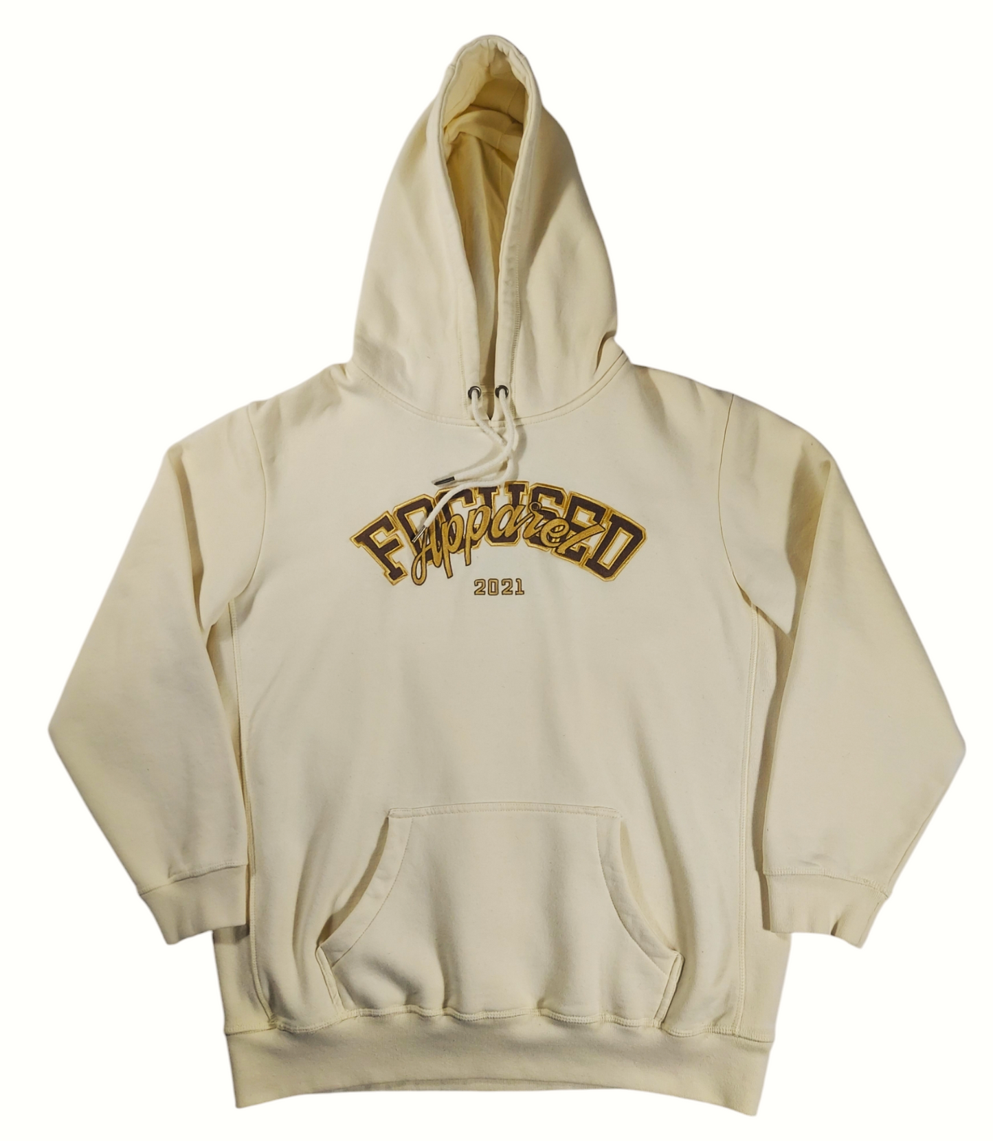 Embroidered Hoodie - Cream