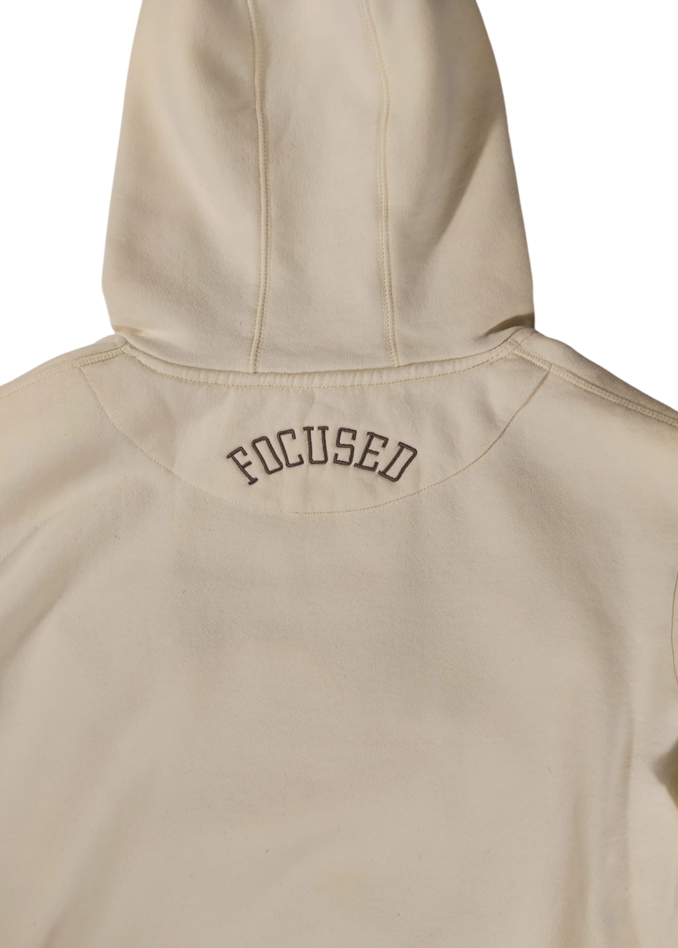 Embroidered Hoodie - Cream
