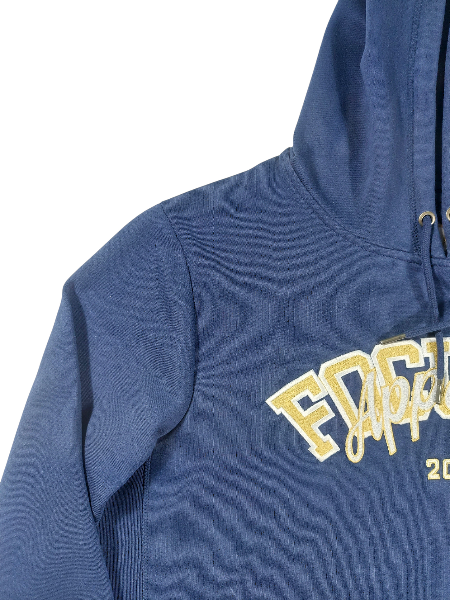 Ocean Navy Embroidered Hoodie