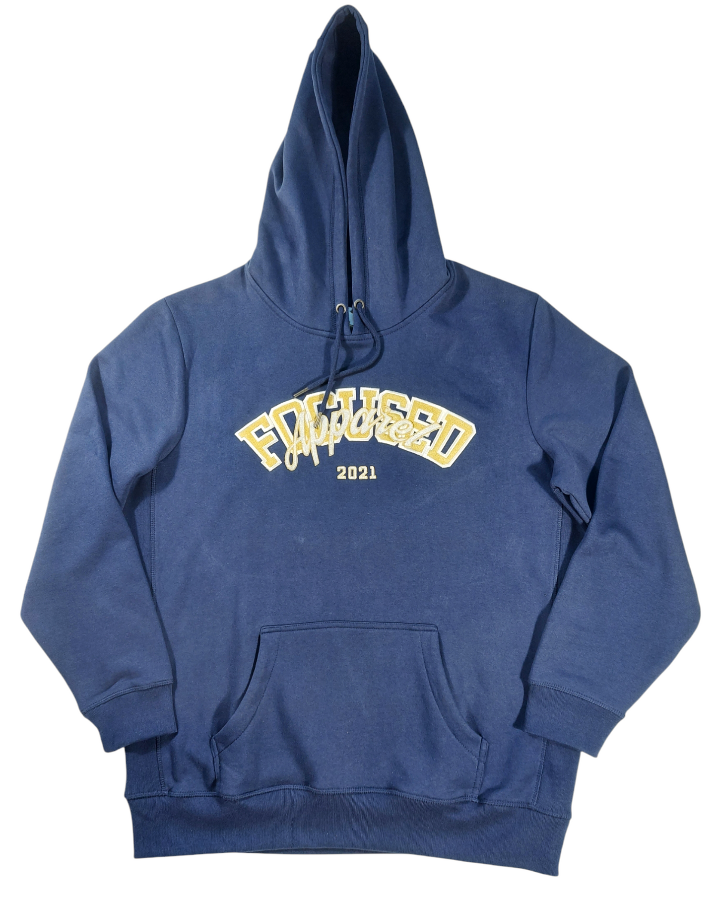 Ocean Navy Embroidered Hoodie