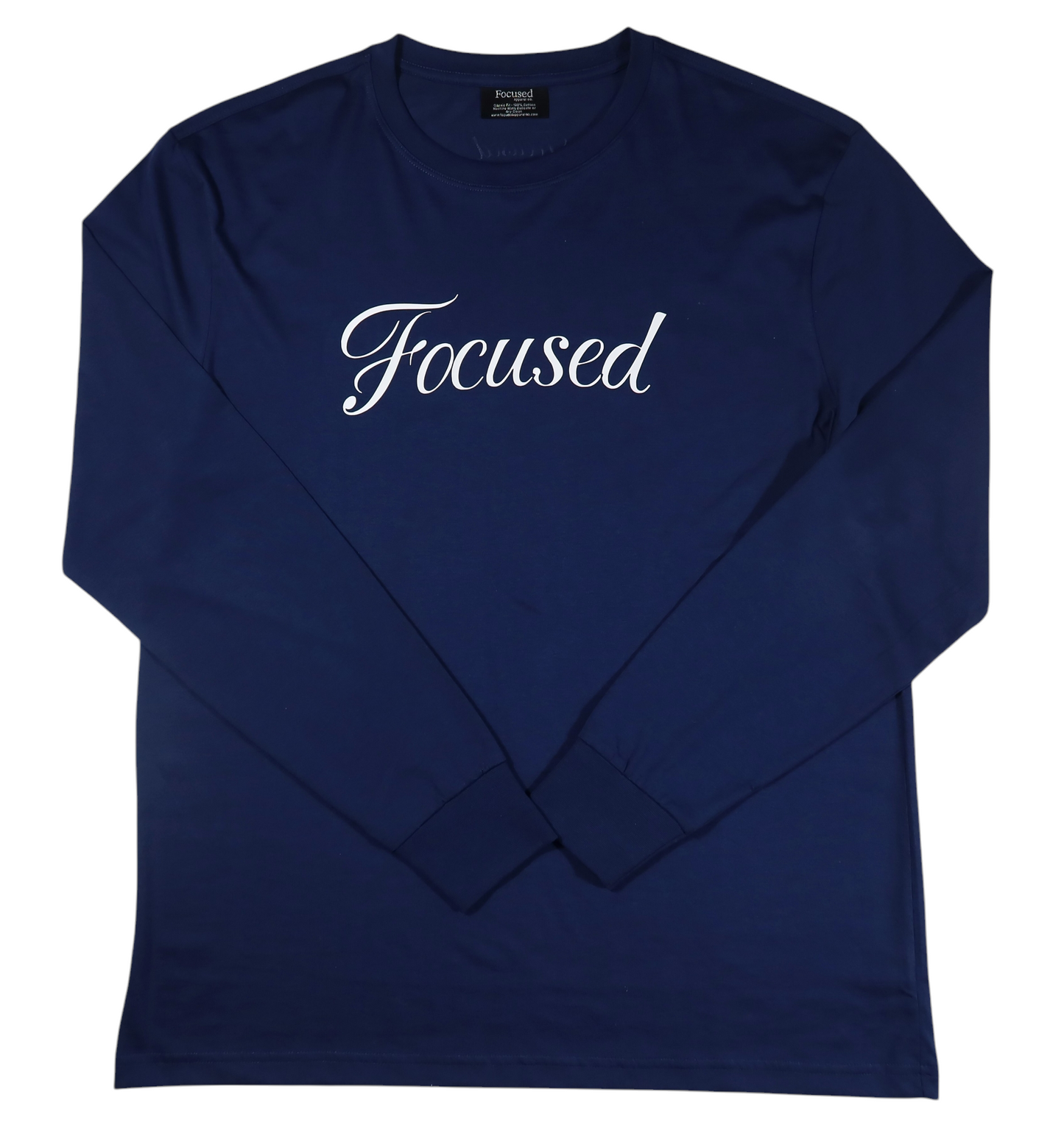 Long Sleeve Casual T-Shirt - Navy