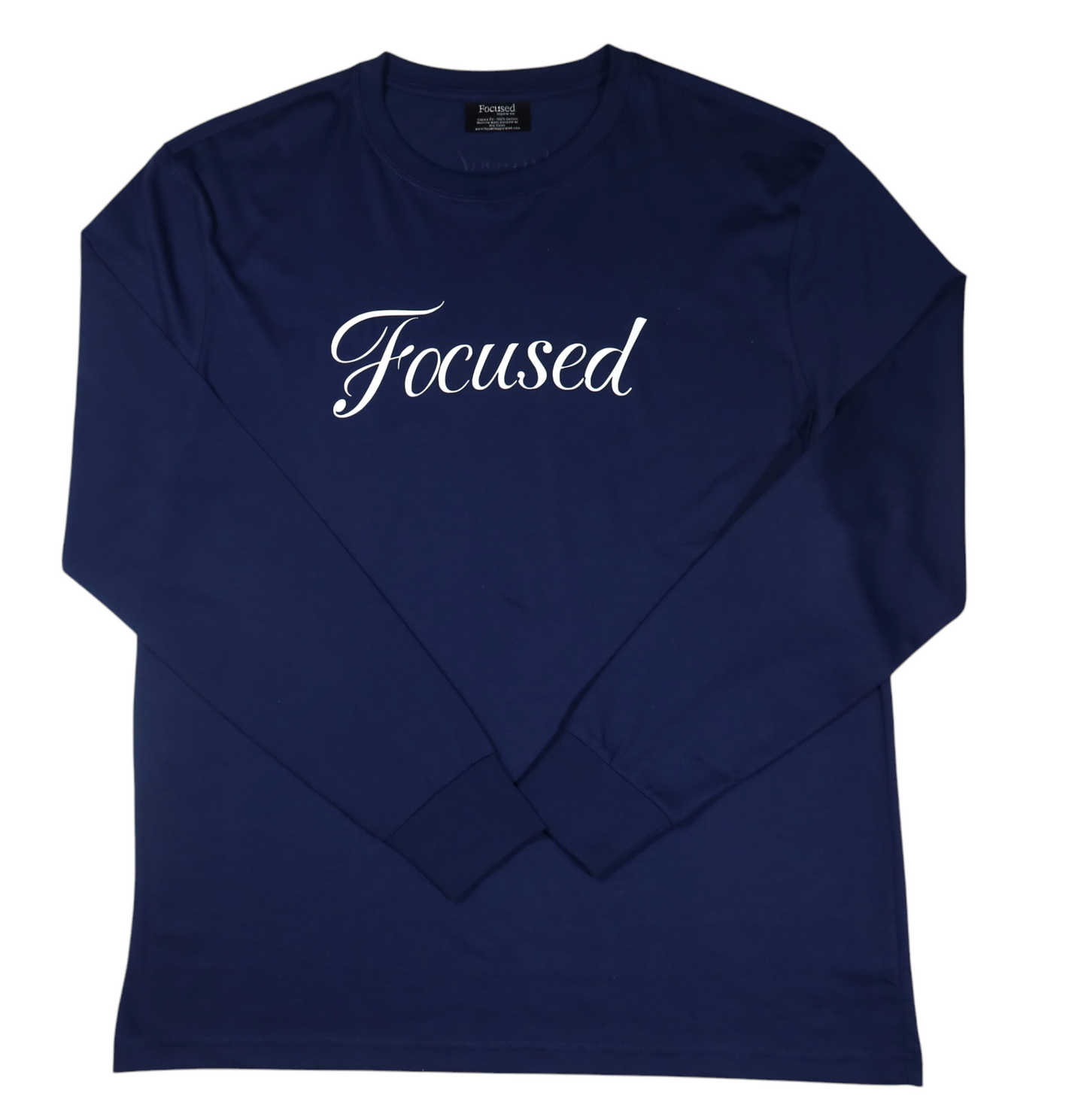 Long Sleeve Casual T-Shirt - Navy