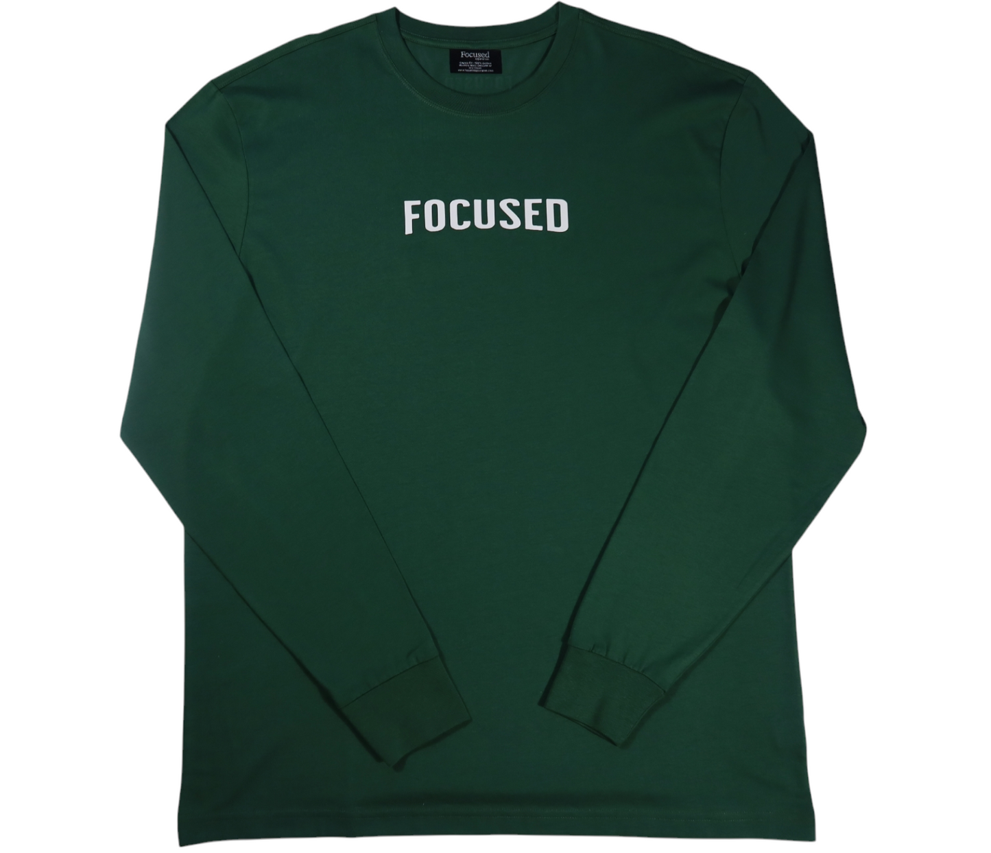 Casual Long Sleeve T-Shirt - Forest Green