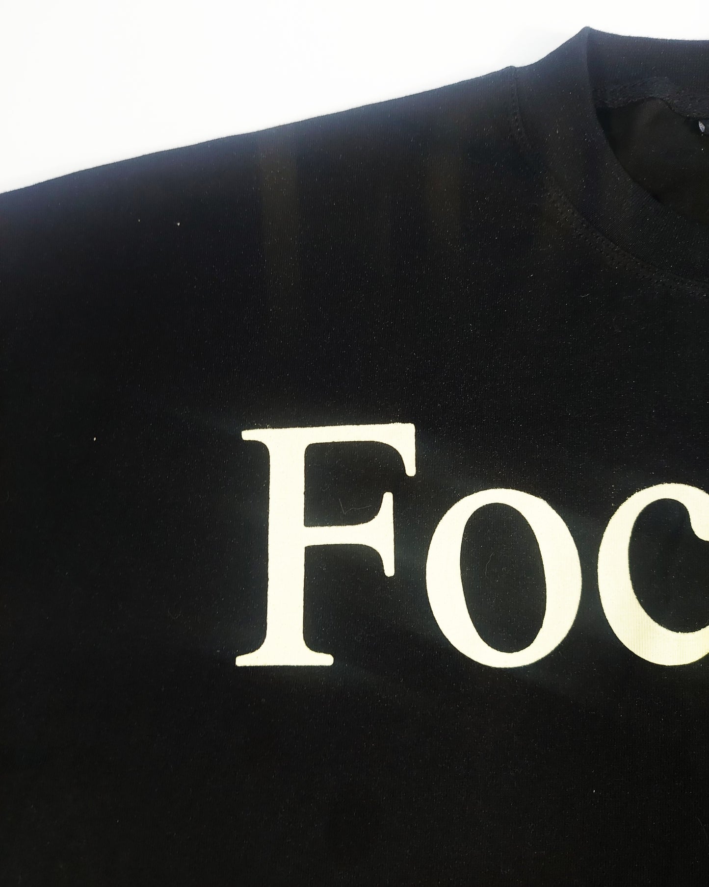 Focused Apparel Midweight Boxy Tee -   Black