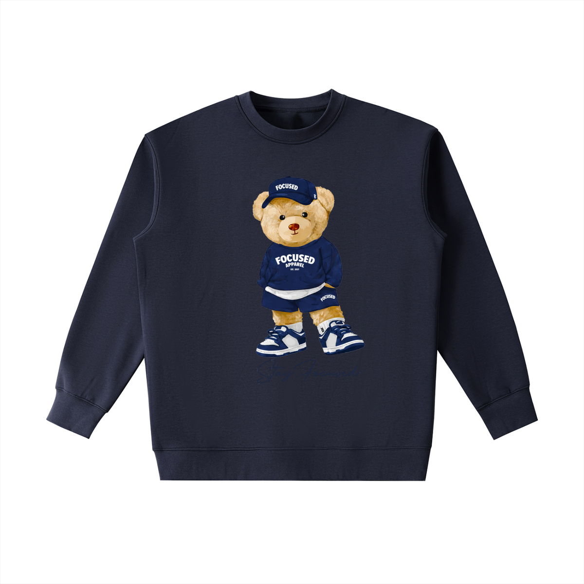 Brandon Casual Stance Midweight Crewneck Sweatshirt