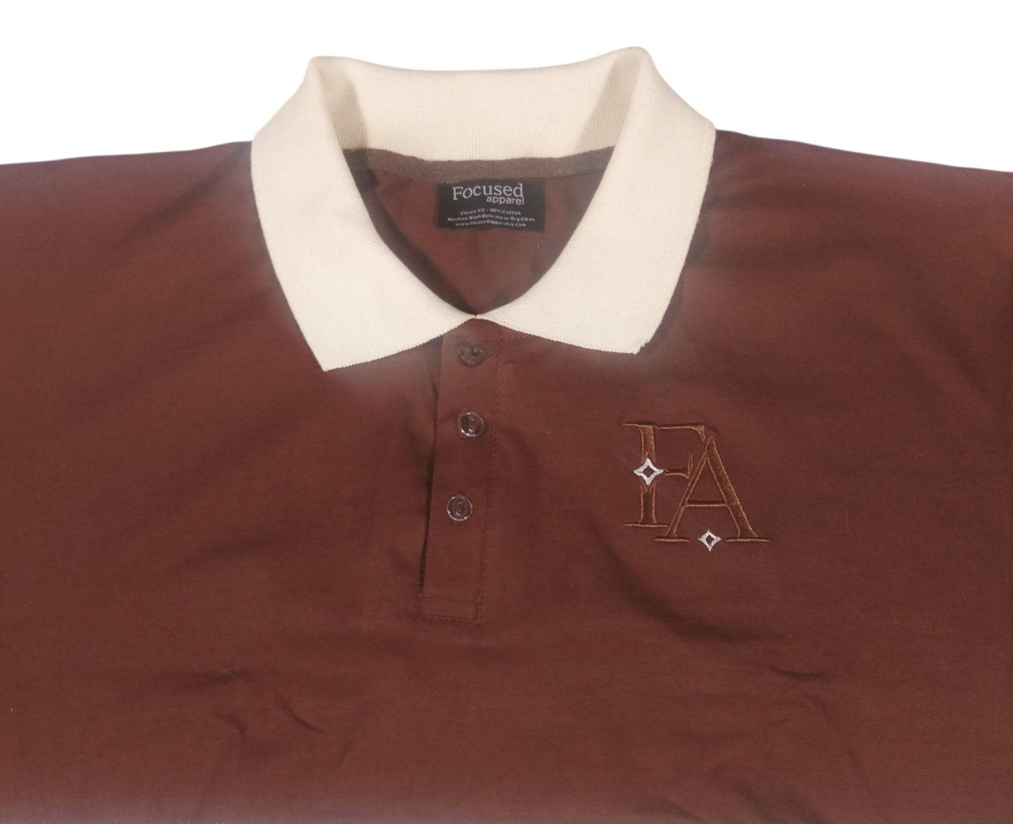 Rugby Style Striped Polo Shirt