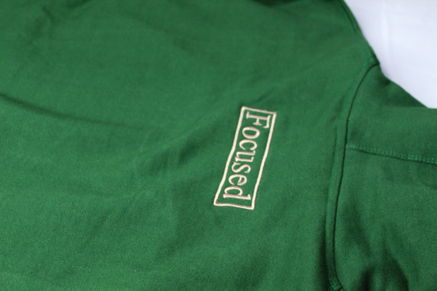 Forest Green Embroidered Hoodie