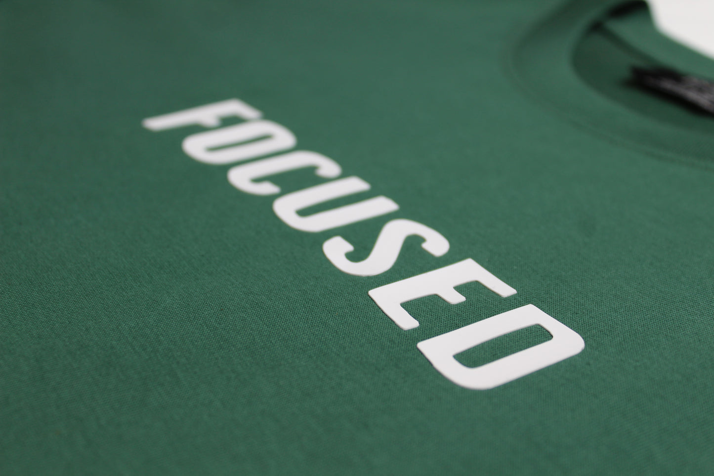 Focused Premier Casual Long Sleeve T-Shirt   Forest Green