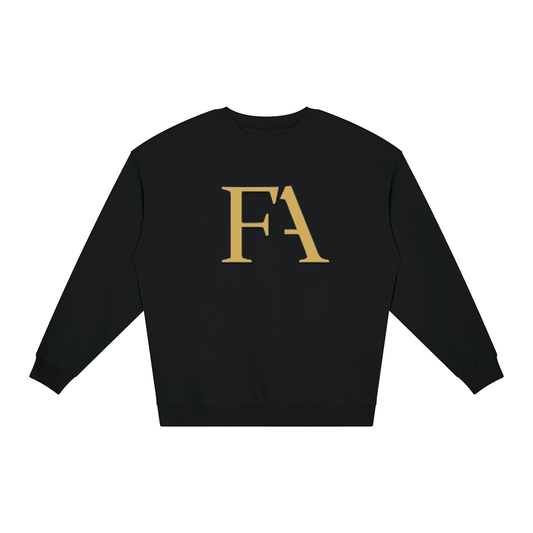Focused Apparel Monogram Loose Fit Crewneck Sweatshirt