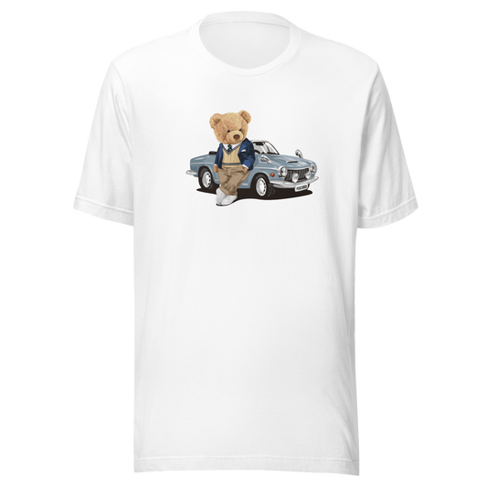 Husselbear Short Sleeve Cotton T-Shirt   White